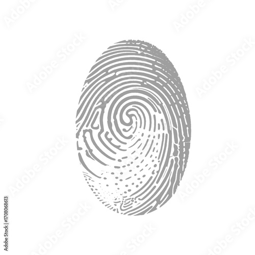 Fingerprint Hand-drawn illustration