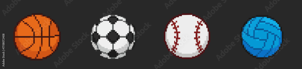 Obraz premium Icon set sport