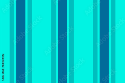 Vibrant striped pattern featuring cool blues and turquoise shades. Fresh, modern background for web design, textiles, or digital art projects needing a clean, organized feel.
