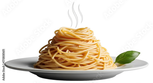 Isolated Spaghetti Plate