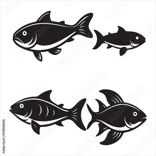 A Unique and Whiskered Catfish, a Nocturnal and Bottomdweller Sportfish with Distinctive Barbels, a Sleek and Sought-after Freshwater Species for Culinary Use and Anglers