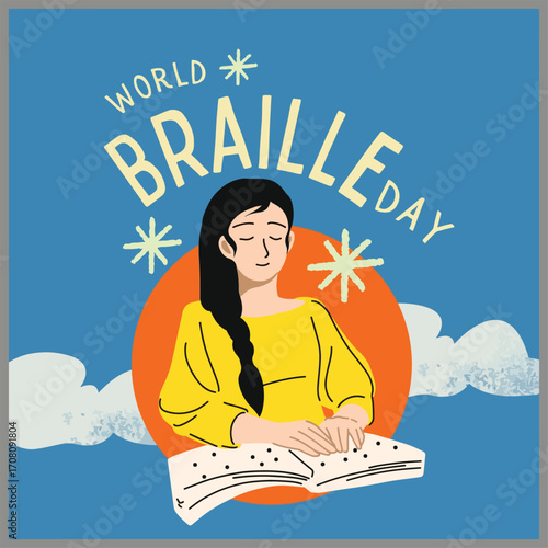 "Celebrate World Braille Day: promoting inclusion, literacy, and accessibility for visually impaired communities worldwide."