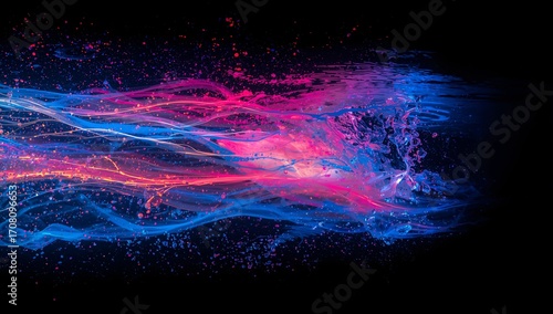 Neon Trails Swimming Fins
