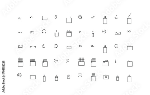 Lifestyle Habits – 50 Editable Outline Icons for Wellness, Productivity, Daily Routines, and Healthy Living
