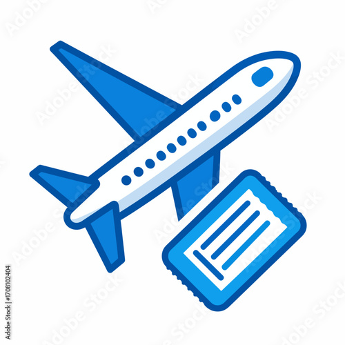Airplane ticket booking and travel planning.