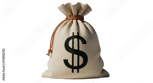 фотографія Isolated Money Bag