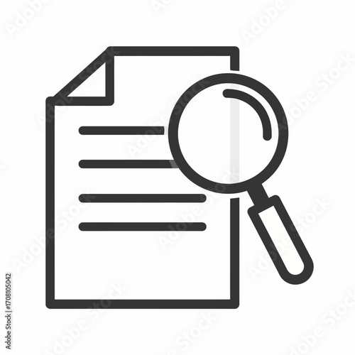 Document Analysis with Magnifying Glass.