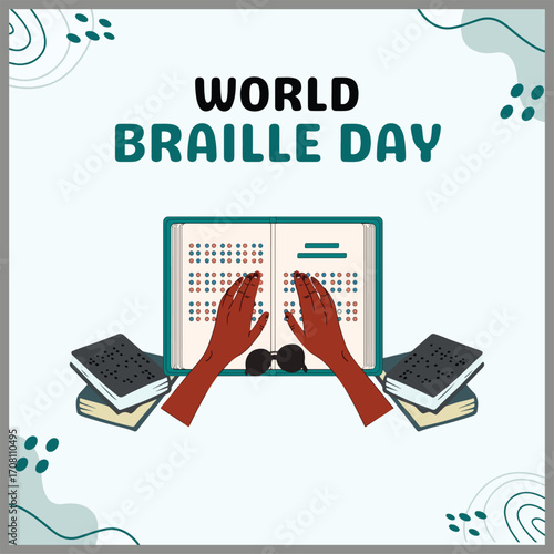 "Celebrate World Braille Day: promoting inclusion, literacy, and accessibility for visually impaired communities worldwide."