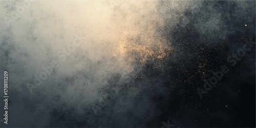 Abstract dark blue water texture with clouds and fog