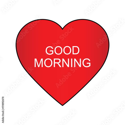 illustration romantic good morning I love you