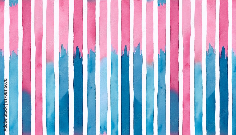 seamless watercolor pattern of pink and blue stripes perfect for textile design trendy wallpaper