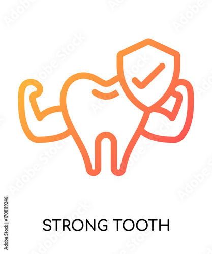 Strong Tooth Icon