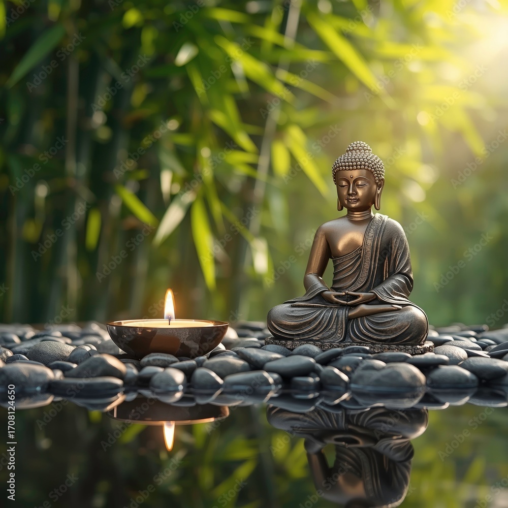 Fototapeta premium buddha statue in thailand