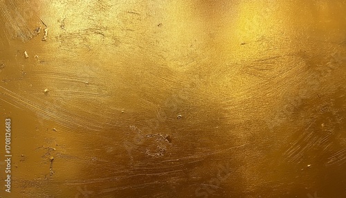 Wallpaper Mural textured grunge gold metal surface with scratches and distressed look Torontodigital.ca