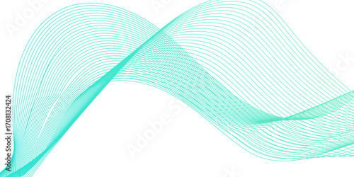 Energy abstract smooth blue frequency isolated element creative blend curve flow line technology modern white web banner vector beautiful waveform light music energy design.	