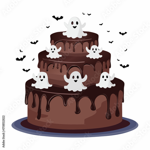Schokoladentorte Halloween
