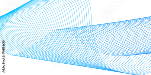 Energy abstract smooth blue frequency isolated element creative blend curve flow line technology modern white web banner vector beautiful waveform light music energy design.	