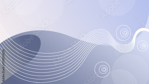 Minimalist abstract blue wave background with smooth curves and flowing lines, ideal for branding, wallpaper, and digital media designs.