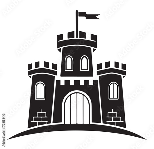 Majestic Castle Illustration
