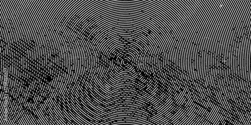 Bushes and dry grass with snow and ice. Halftone with circles