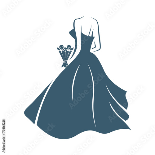 Stylish bridal dress silhouettes for wedding design