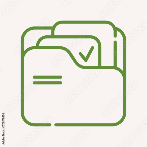 File folder symbol artwork trendy useful vector Illustration design ravishing colorful background