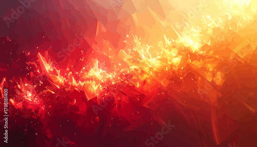 Dynamic abstract flowing lines creating a vibrant design in a modern digital art environment