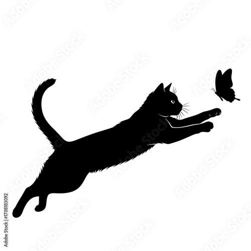 black cat silhouette