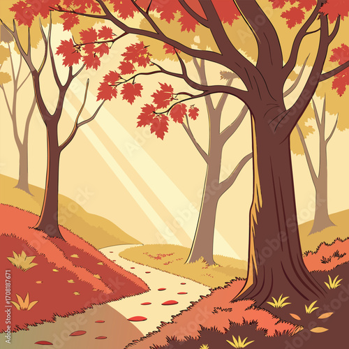 tree autumn nature