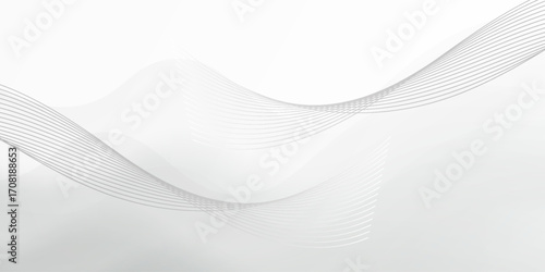 Premium background design with diagonal line pattern in grey colour. Vector white horizontal template for business banner, formal invitation backdrop, luxury voucher, prestigious gift certificate