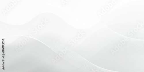 Premium background design with diagonal line pattern in grey colour. Vector white horizontal template for business banner, formal invitation backdrop, luxury voucher, prestigious gift certificate