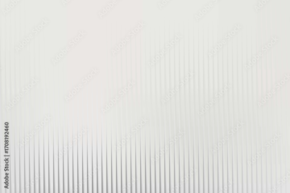 Fototapeta premium Illustration of abstract white background with vertical lines and shapes, isolated on white background