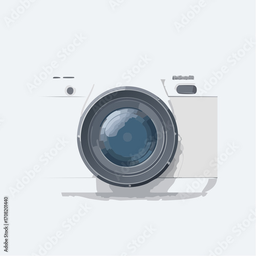 White Pixel Camera with Large Lens