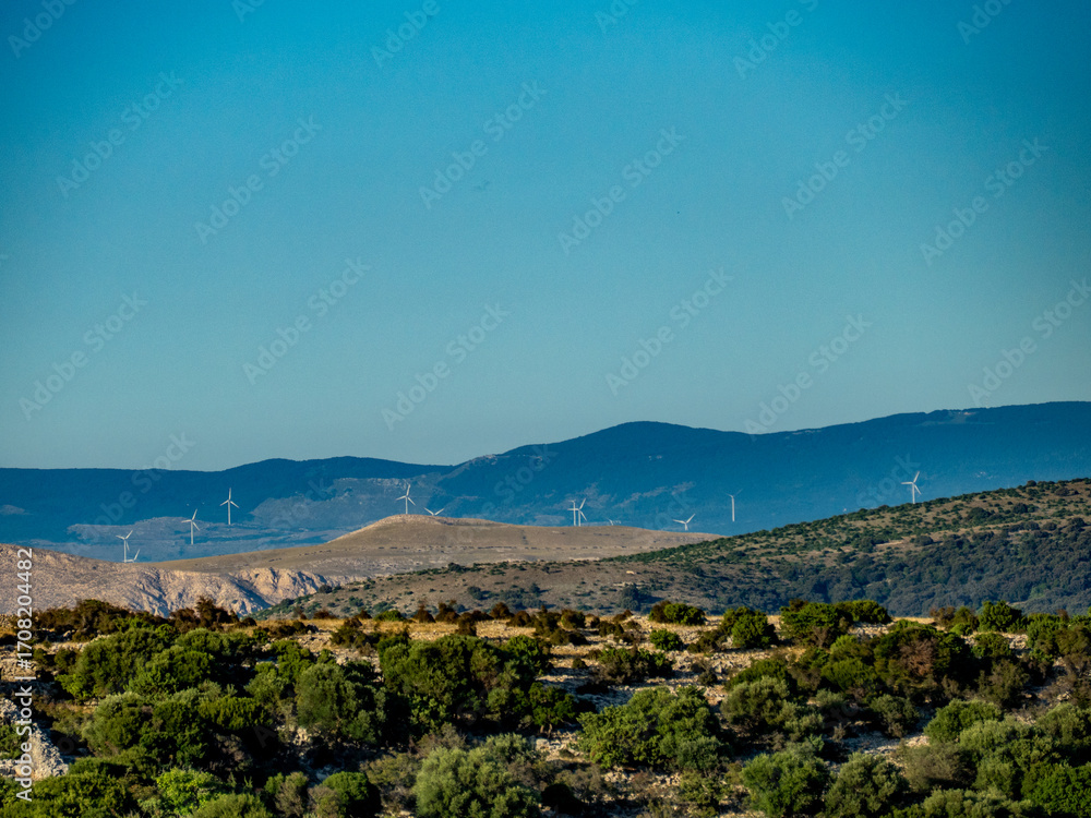 Obraz premium Windräder am Horizont