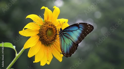 Beautiful Butterfly in the Forest