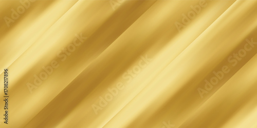 Close-up texture of natural gold silk. Light Golden fabric smooth texture surface background. Smooth elegant gold silk in Sepia toned. Texture, background, pattern, template. 3D vector illustration.