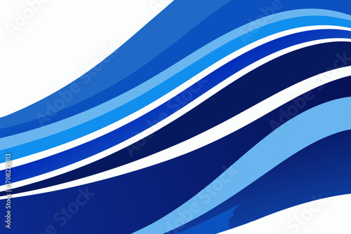 Dynamic blue wave design for modern business presentation, stylish and elegant for technology company branding