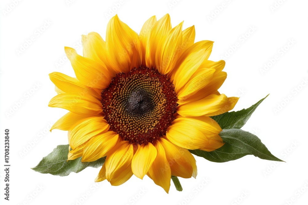 Naklejka premium Close-up of a vibrant sunflower (2)