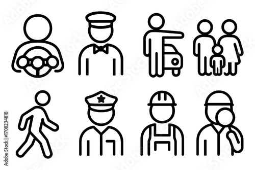 Parking Icon Set