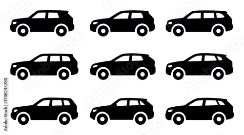 SUV Icon Grid