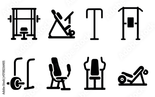 Gym Equipment Icons
