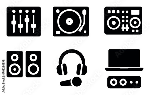 DJ Equipment Icons