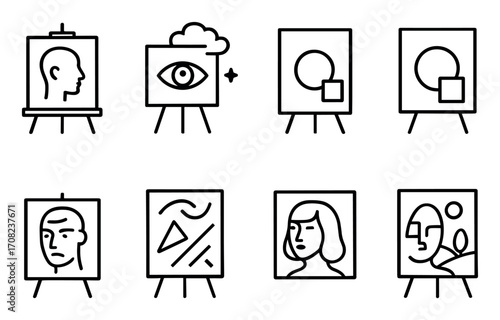 Minimalist Art Icons