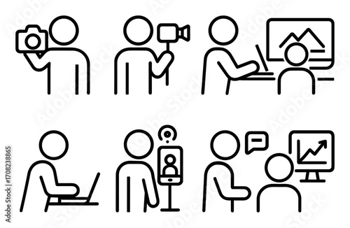 Blogger Activities Icons