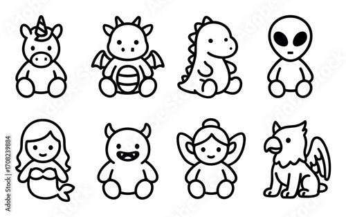 Fantasy Plush Toy Icons