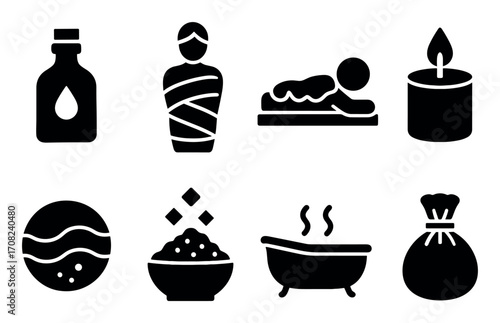 Spa Icons Set