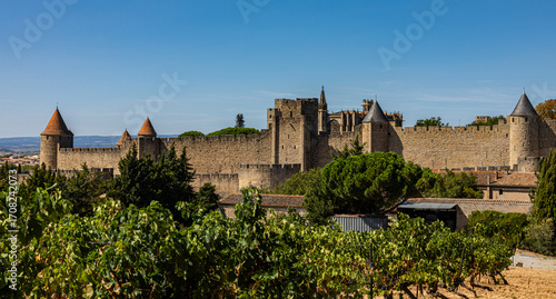 Cité médiévale de Carcassonne, Département de l’Aude, Occitanie, France, Europe