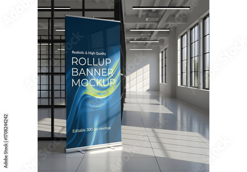 Roll up Banner Mockup