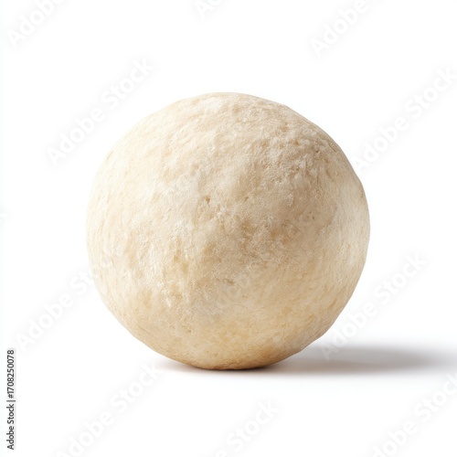 Single, light beige ball of dough