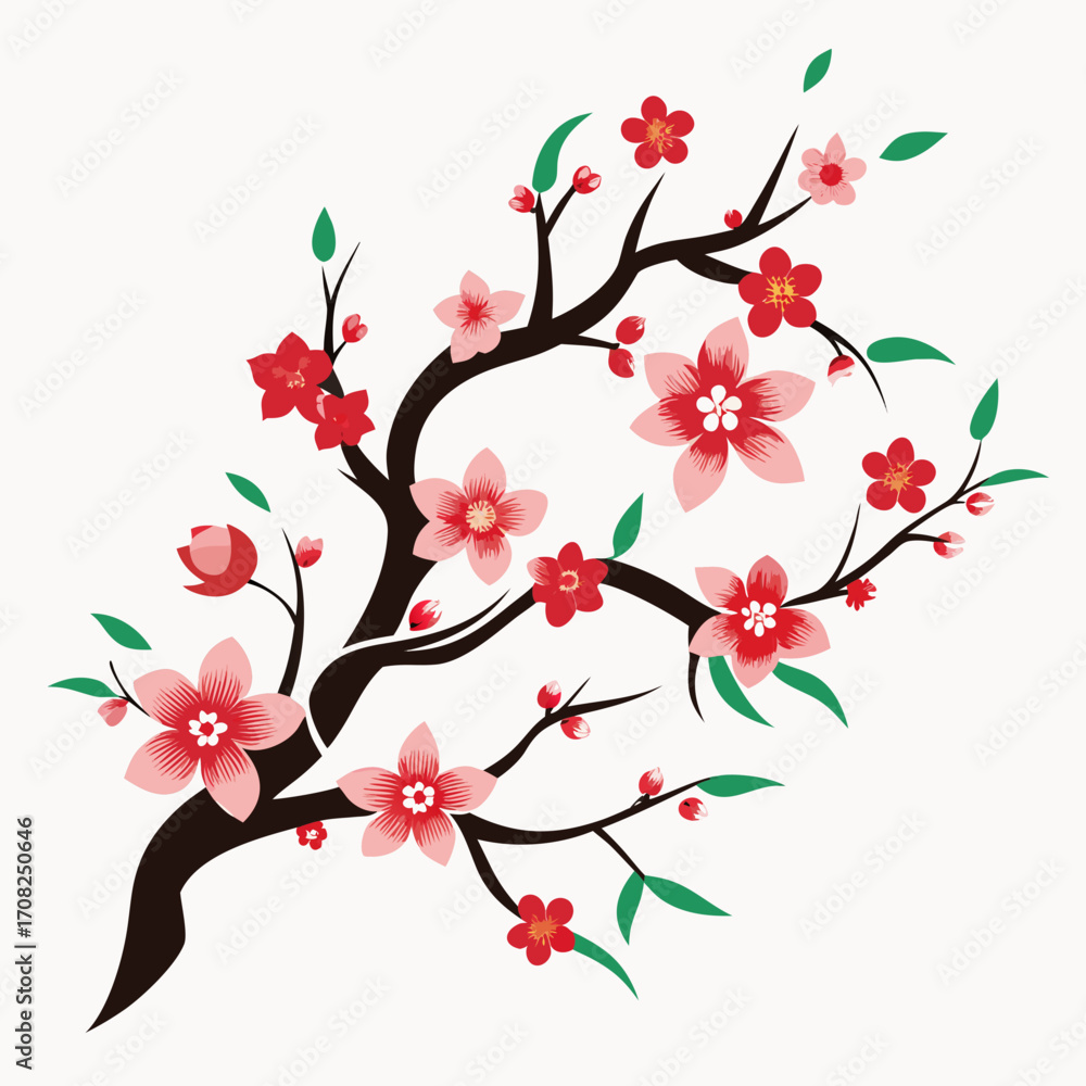 Fototapeta premium pink cherry blossom